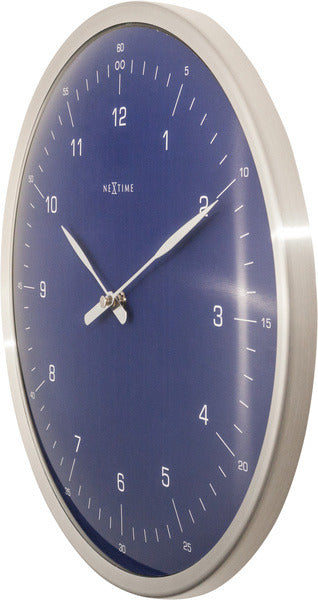 Load image into Gallery viewer, Nextime ne-3243bl wandklok 60 minutes ø33 metaal blauw
