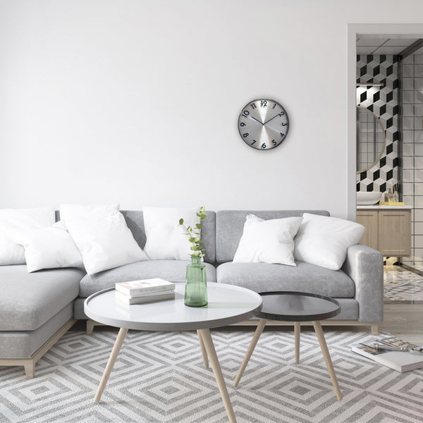 Load image into Gallery viewer, Nextime ne-3289gs metalen wandklok - 40cm -stille klok - metaal - reflection
