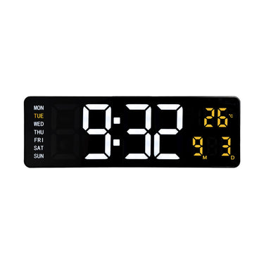 Nextime ne-3322 wandklok super digi 38,8x12,9 cm