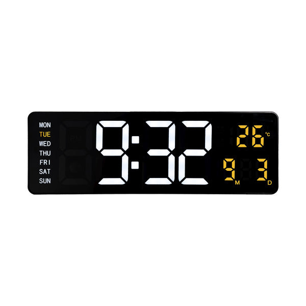 Afbeelding laden in galerijviewer, Nextime ne-3322 wandklok super digi 38,8x12,9 cm
