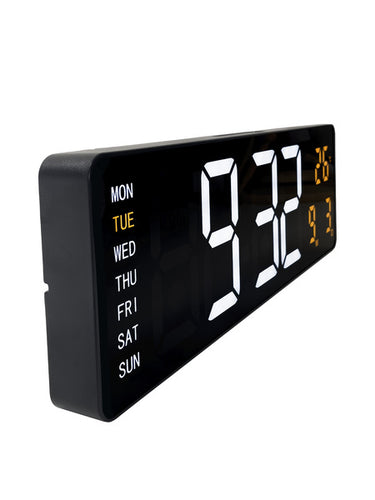Nextime ne-3322 wandklok super digi 38,8x12,9 cm