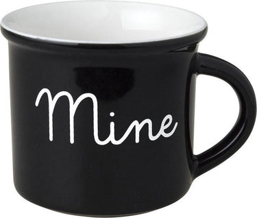 Dutch rose zwart wit beker mine zwart