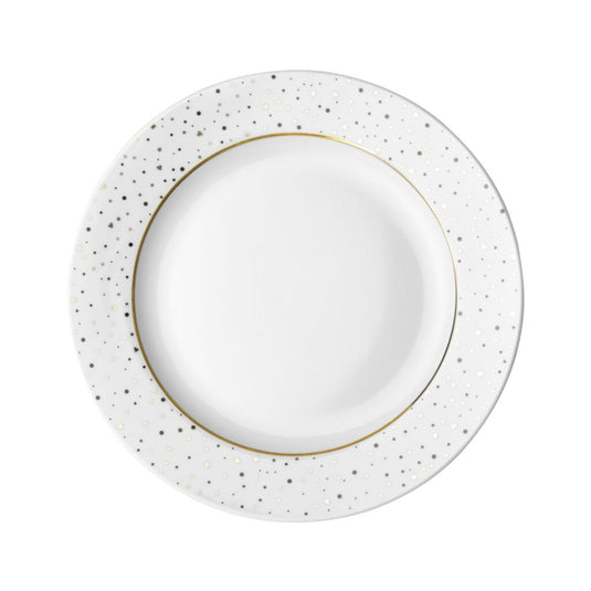 Dutch rose bord plat 21cm met glitter