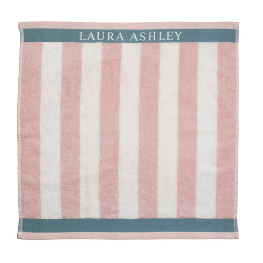 Laura ashley keukendoek blush stripe 50x50 cm roze