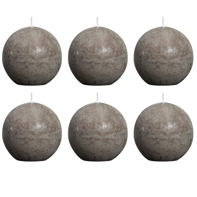 Load image into Gallery viewer, Bolsius Bolsius Bolkaars rustiek 80 mm taupe 6 st
