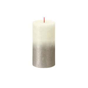 Bolsius kaars 13x6,8 cm fading parel champagne