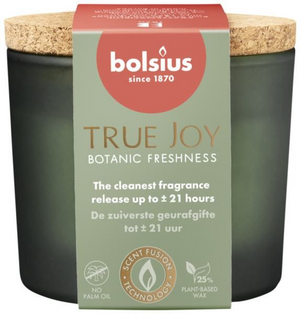 Bolsius true joy geurglas 66 8 - botanic freshness