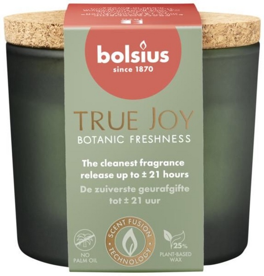 Bolsius true joy geurglas 66 8 - botanic freshness