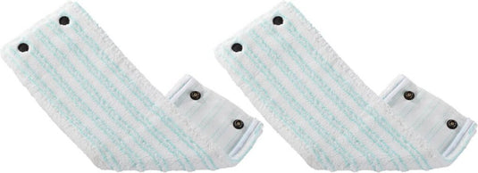 Leifheit clean twist xl combi clean xl vloerwisser vervangingsdoek met drukknoppen micro duo 42 cm set van 2