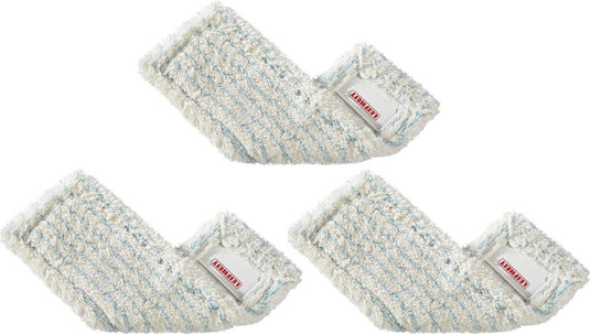 Leifheit profi overtrek vloerwisser xl 42 cm gevouwen cotton plus set van 4