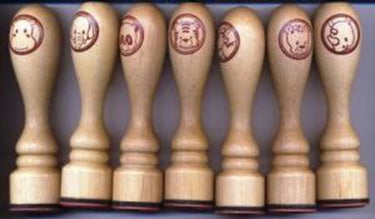 Dsp stempel wilde dieren met handvat 48