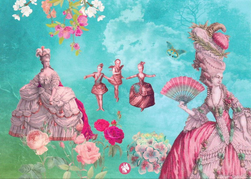 Load image into Gallery viewer, Prentbriefkaart cd04: barock 6 st
