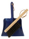 Kinder blik blauw en kinderhandbor 24 cm