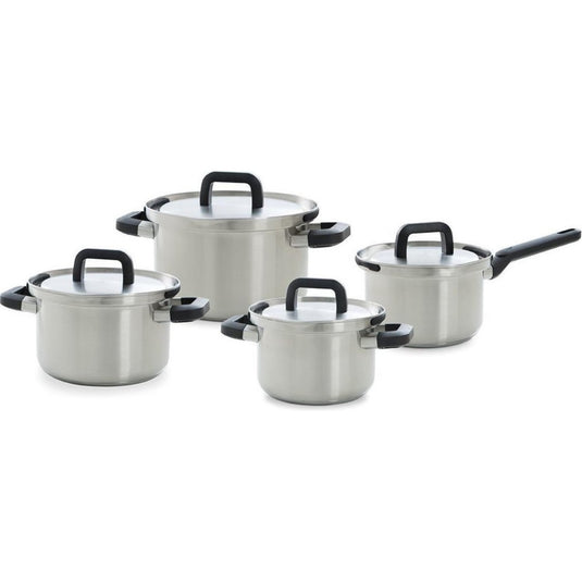 Bk flow cool pannenset 4-delig rvs