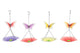 Countryfield vogelvoeder hanger met vlinder veelkleurig 24,5x24,5xh45cm
