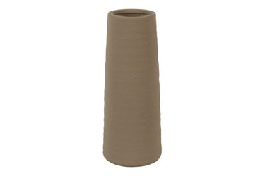 Countryfield vaas ro nohr m beige 11,5x11,5xh28cm