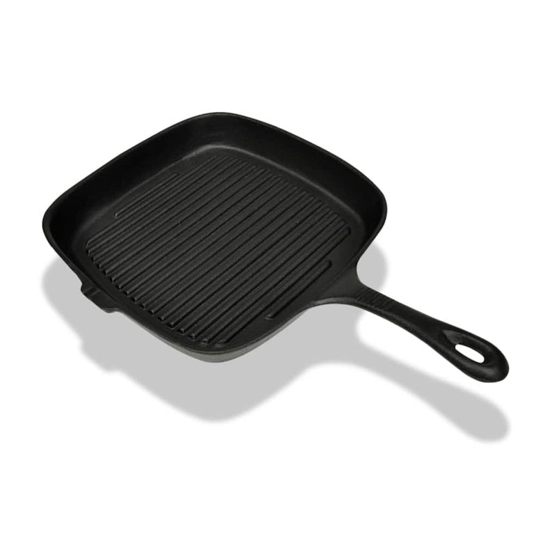 Load image into Gallery viewer, Vidaxl grillpan gietijzer 24x23 cm
