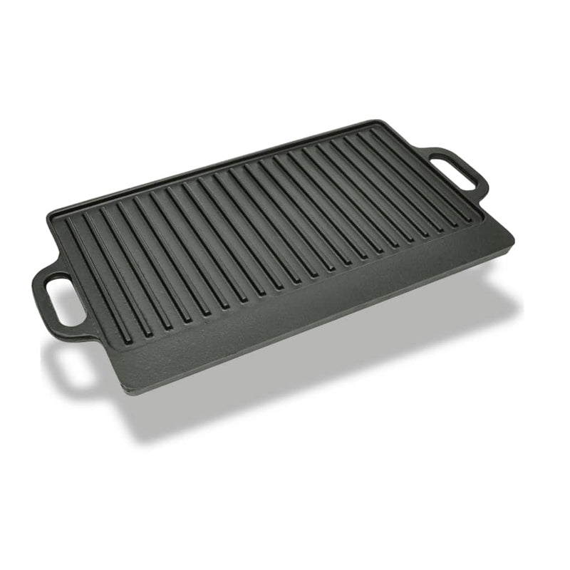 Load image into Gallery viewer, Vidaxl grillplaat dubbelzijdig 50x23 cm gietijzer
