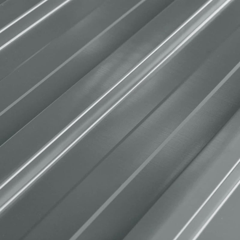 Load image into Gallery viewer, Vidaxl 12 st dakpanelen gegalvaniseerd staal grijs
