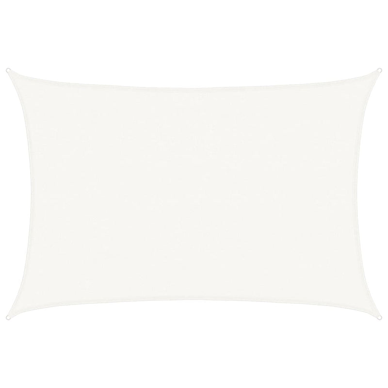Load image into Gallery viewer, Vidaxl zonnescherm hdpe rechthoek 4x6 m wit
