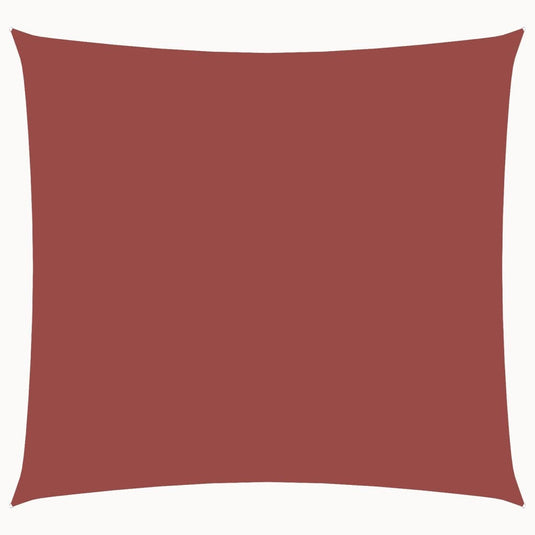 Vidaxl zonnescherm vierkant 2x2 m oxford stof terracottakleurig