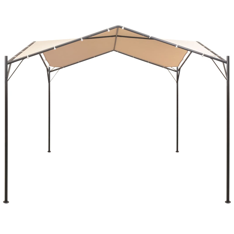 Load image into Gallery viewer, Vidaxl prieel 4x4 m staal beige
