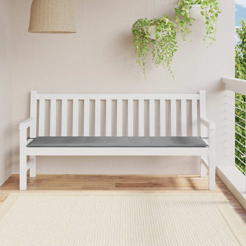 Load image into Gallery viewer, Vidaxl tuinbankkussen 180x50x3 cm oxford stof grijs

