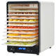 Vidaxl voedseldroger met 10 lades 550 w wit