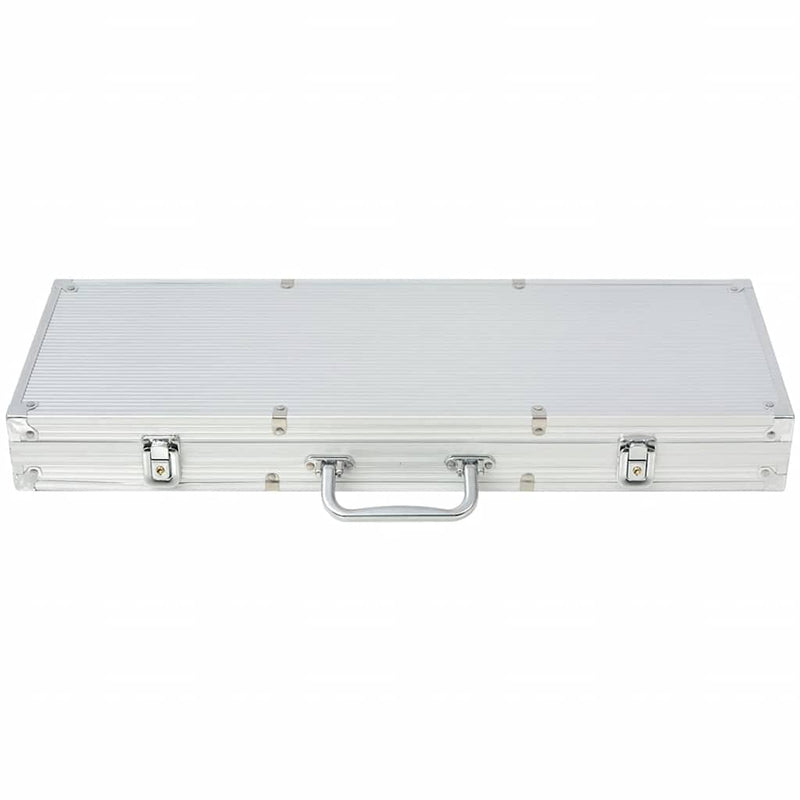 Load image into Gallery viewer, Vidaxl pokerset met 500 chips aluminium
