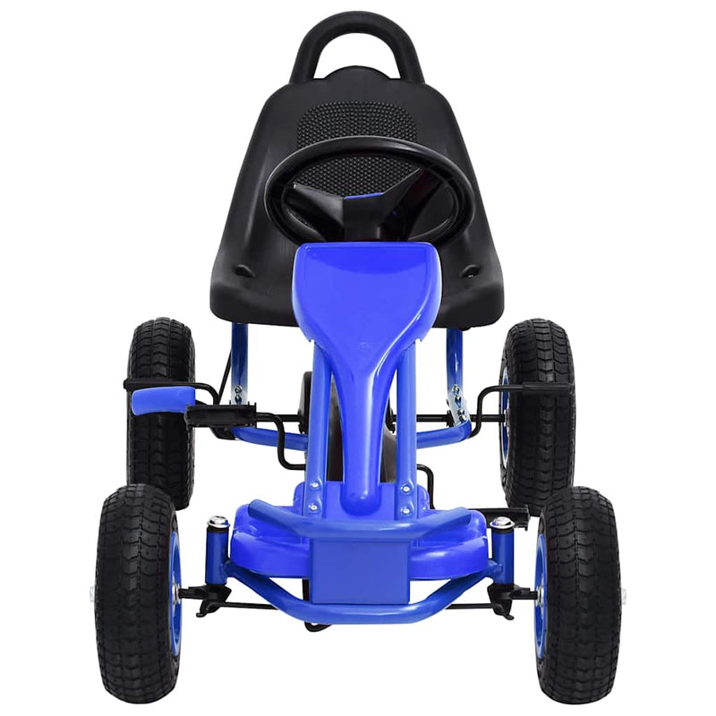 Load image into Gallery viewer, Vidaxl skelter met pedalen en pneumatische banden blauw
