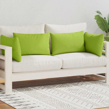 Vidaxl buitenkussens 60x40 cm appeltjesgroen 4 st