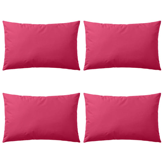 Vidaxl buitenkussens 60x40 cm roze 4 st