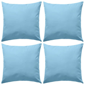Vidaxl buitenkussens 45x45 cm lichtblauw 4 st