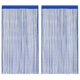 Vidaxl draadgordijnen 140x250 cm blauw 2 st