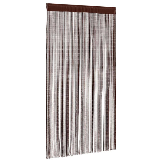 Vidaxl draadgordijnen 100x250 cm bruin 2 st