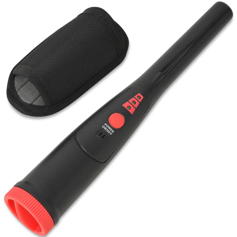 Load image into Gallery viewer, Vidaxl pinpointer metaaldetector zwart en rood
