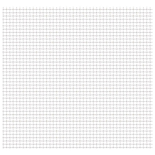 Vidaxl draadhek geweven gaas 100x85 cm 11x11x2 mm roestvrij staal