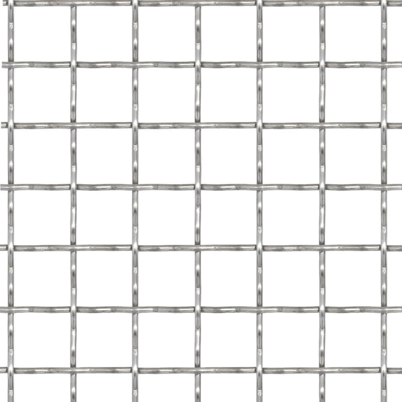 Load image into Gallery viewer, Vidaxl draadhek geweven gaas 100x85 cm 11x11x2 mm roestvrij staal
