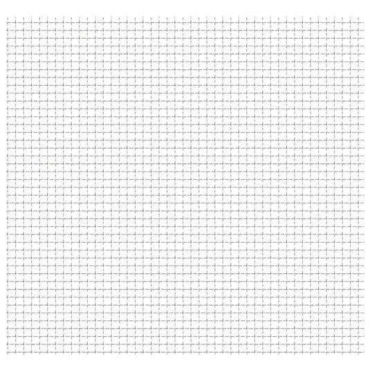 Vidaxl draadhek geweven gaas 50x50 cm 21x21x2,5 mm roestvrij staal