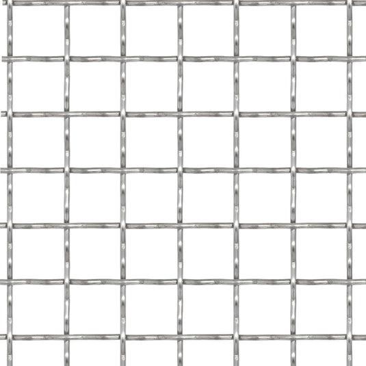 VidaXL Draadhek geweven gaas 100x85 cm 21x21x2,5 mm roestvrij staal