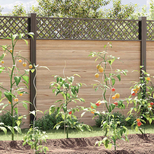 Vidaxl plantenstok spiraal 110 cm gegalvaniseerd staal 5 st