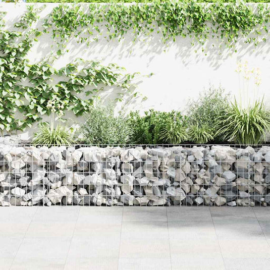 Vidaxl gabion mand 300x30x50 cm gegalvaniseerd staal