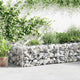 Vidaxl gabion mand 300x30x50 cm gegalvaniseerd staal