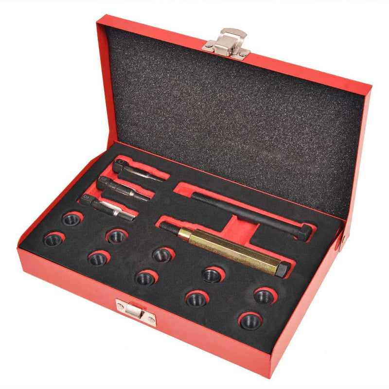 Load image into Gallery viewer, Vidaxl gloeibougie draad reparatie set m10 x 1,0 mm 15-delig
