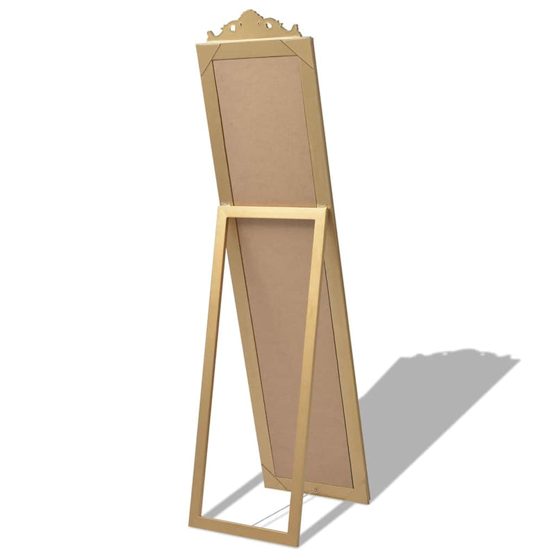 Load image into Gallery viewer, Vidaxl vrijstaande spiegel barok 160x40cm goud
