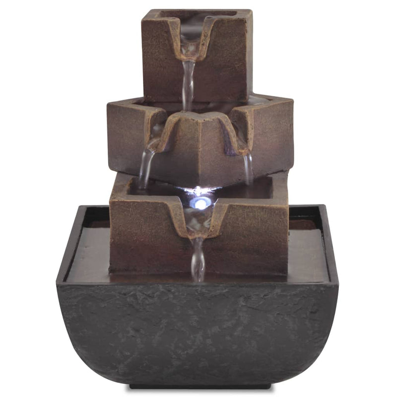 Load image into Gallery viewer, Vidaxl binnenfontein met led-verlichting polyresin
