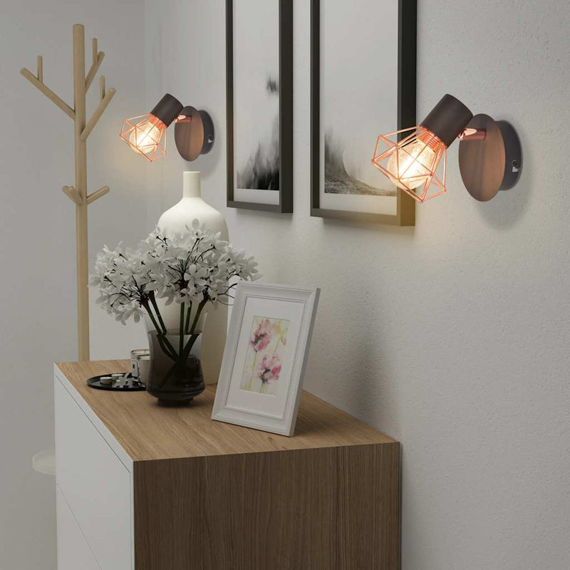 Load image into Gallery viewer, Vidaxl wandlampen 2 st met led 8 w
