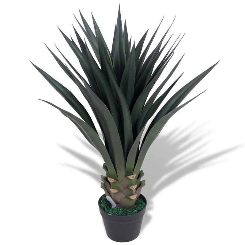 Load image into Gallery viewer, Vidaxl kunst yucca plant met pot 85 cm groen

