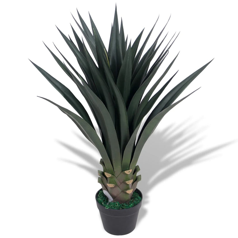 Load image into Gallery viewer, Vidaxl kunst yucca plant met pot 85 cm groen
