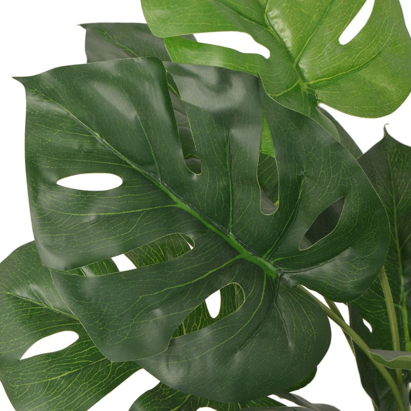 Load image into Gallery viewer, Vidaxl kunstplant met pot monstera 45 cm groen
